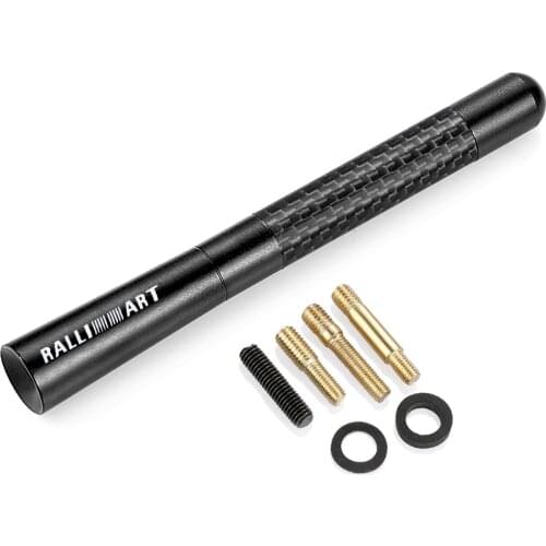4.7 inch Carbon Fiber RALLIART Radio fm Car Aerial Antenna For MITSUBISHI COLT MIRAGE FTO MAGNA LANCER Free Shipping