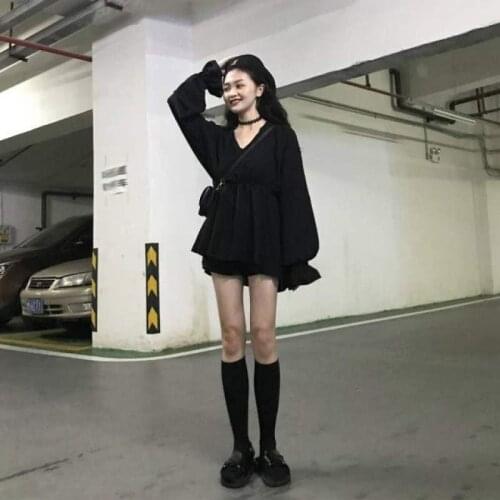 Blouse Women Shirt Womens Loose Dolman Sleeve Long-Sleeved Shirt 2020 Blusas Ropa De Mujer