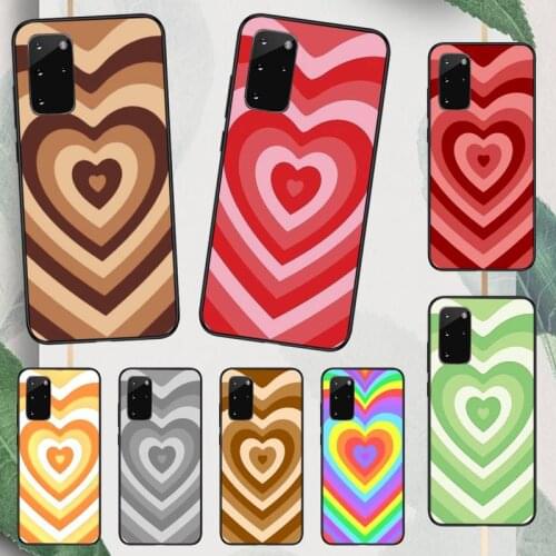 Latte Love Coffee Heart Phone Case For Samsung galaxy S 9 10 20 A 10 21 30 31 40 50 51 71 s note 20 j 4 2018 plus