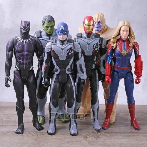 Titan Hero Power FX Thanos Hulk Captain America Iron Man Black Panther Avengers Endgame Action Figure Toy
