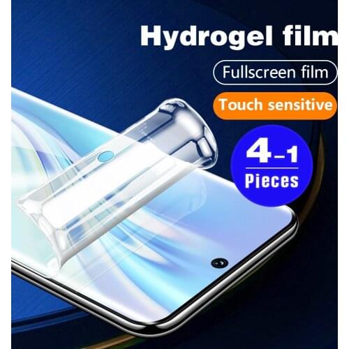 1-4Pcs cover for Honor V40 50 SE view 30 pro plus 30s 30i 20 lite 20s 20i Youth hydrogel film phone screen protector Not Glass