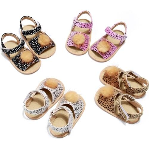 Newborn Baby Boys Girls Leopard Shoes Anti-Slip Rubber Soft Sole Flats Toddler Infant Baby First Walking Shoes 0-18M