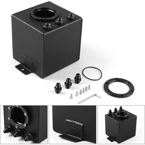 2L AN6 Oil Catch Tank ,Fuel Surge Tank / Surge Tank Fit 044 Pump 150*150*150mm Fuel Tanks Oil Catch Can TT100710