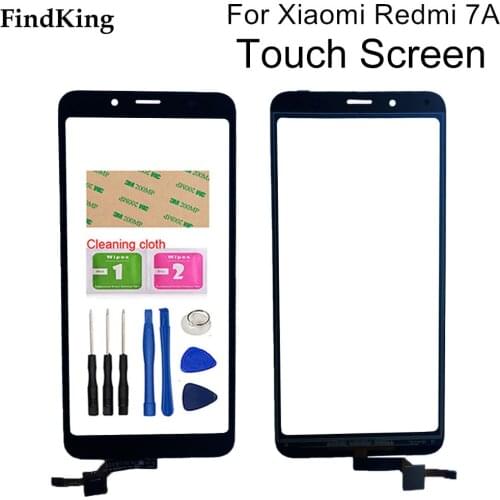 5.45'' Mobile Touch Screen For Xiaomi Redmi 7A Touch Screen Digitizer Panel Front Glass Sensor Replacement Parts Tools Adhesive