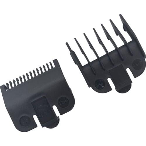 2pcs 1.5mm 4.5mm Barber Shop Styling Guide Comb Set Hair Trimmer Attachment Hairdresser Clipper Cutting Limit Combs