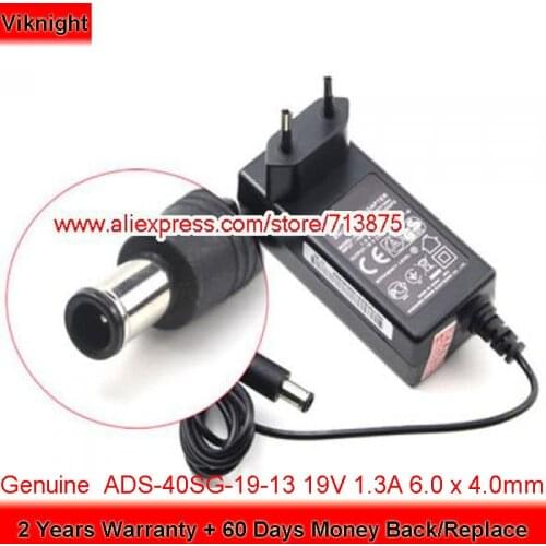Genuine 19V 1.3A ADS-40SG-19-13 ADS40FSG-19 AC Adapter for LG E1948S E2249 E2242C E1948SX ADS-40 FSG-19