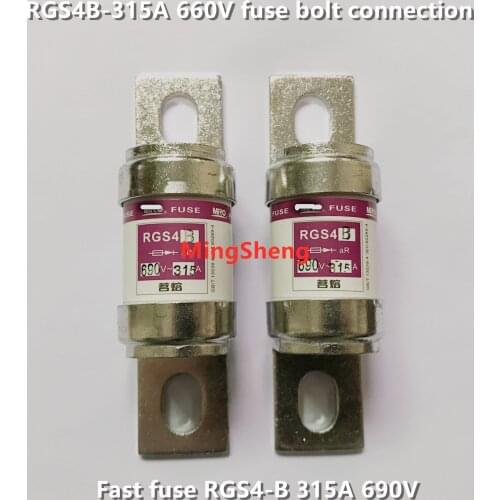 Original new 100% Sino French joint venture RGS4B-315A 660V fuse bolt connection fast fuse RGS4-B 315A 690V