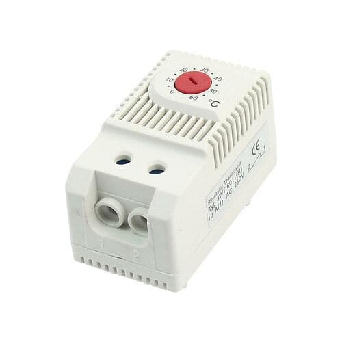 35mm DIN Rail 0-60C Thermostat Control Temperature Controller JWT6011R