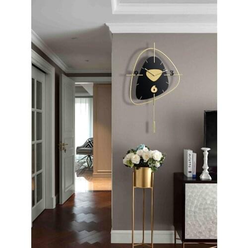 Luxury Large Creative Nordic Wall Clock Modern Design Pendulum Creative Wall Clock Living Room Reloj De Pared Wall Watch