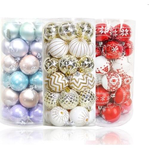 Christmas Ornaments Gift Box Painted Christmas Balls Christmas Tree Ornaments Decoration Ball Gifts Decorations Tinsel Christmas