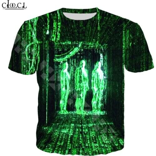 Sci-fi Movies The Matrix T Shirt Men/Women 3D Print Short Sleeve Funny T Shirts Sweatshirt Harajuku Streetwear T Shirt Tops T352