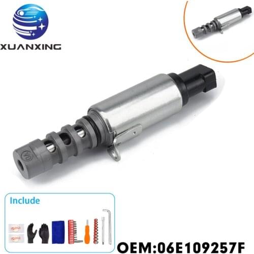VCT Variable Camshaft Timing Solenoid for Ford Lincoln Mercury Oil Control Valve 3 4.6 5.4 6.2L Wich Removal Tool 3L3Z6M280EA
