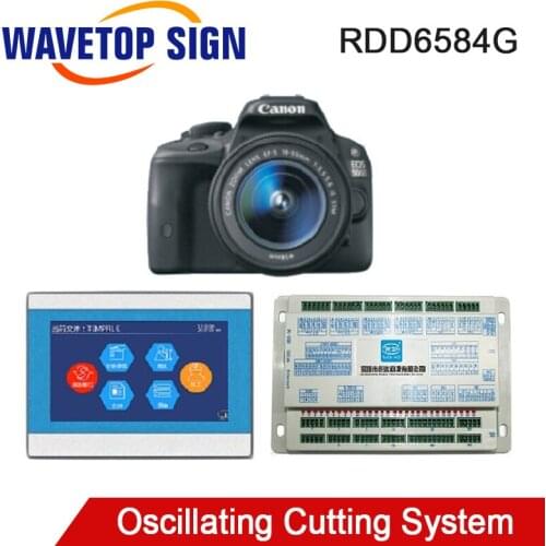 Ruida RDD6584G-DFM Oscillating Cutting System with 7 Inch Industrial Touch Screen use for MARK Point Visual Cutting