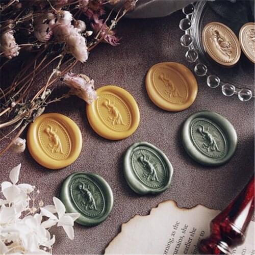 Vintage Oval Stamp Head Custom DIY Wax Seal Handle Heads DIY Stamps Postage Journal Package Date Wedding Gift Envelope Tools