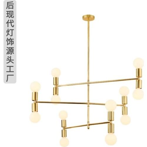 Vintage crystal glass ball chandelier lighting luminaire suspendu hanglampen lamparas de techo living room decoration