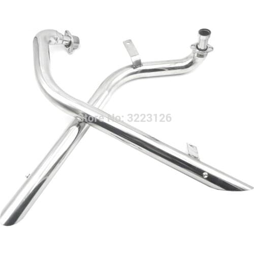 For Yamaha Black Widow XV 535 XV535 Virago 1988-2004 Exhaust funnel Drag Pipes Full Exhaust System tailpipe vent pipe