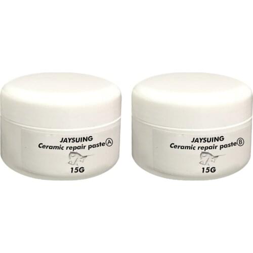 Ceramic Paste Floor Tile Adhesive Tile Repair Agent Tub Tile and Shower Repair Kit Porcelain Repair Kit for Crack Chip 2pcs