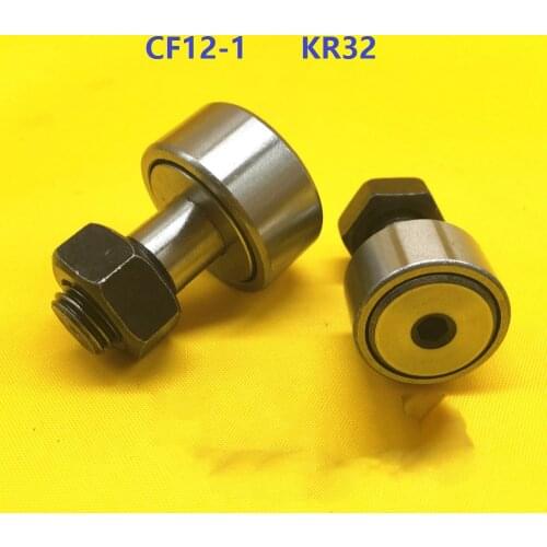 10pcs/lot CF12-1 KR32 Track Rollers Stud type Needle Roller Bearing CAM followers for CNC router parts
