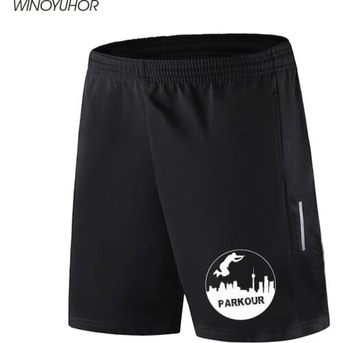 2021 Men Fitness Bodybuilding Shorts Sweatpants Summer Shorts Workout Male Breathable Sportswear Joggers Parkour Short Pants