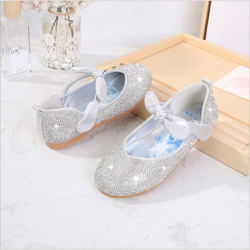 Ballet Flats Shoes Girls Toddlers Princess Rhinestone Shoes Girls Pink Flower Girls Shoes Kids Christmas Shoes 2t 3t
