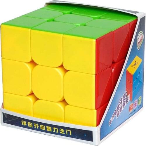 Hesu 9cm 3x3x3 Cube Big Magic cube Puzzle 3x3 Cubing Speed stickerless Professional Educational Toys for kid best gift