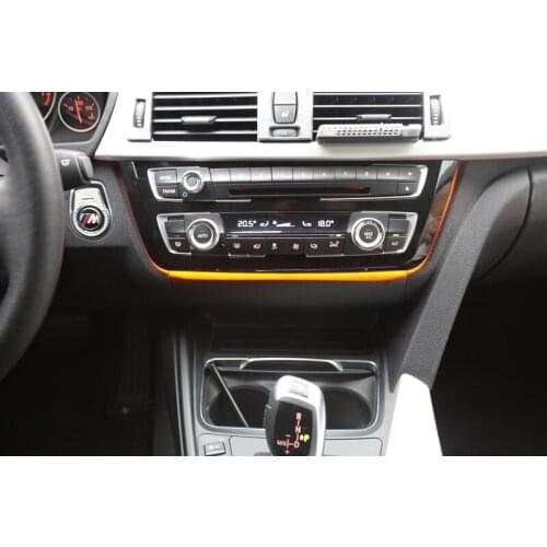 LCI Radio Trim LED Center Console AC Panel Ambient Light For BMW 3 series F30 F35 Blue Orange 2 Color Atmosphere Light