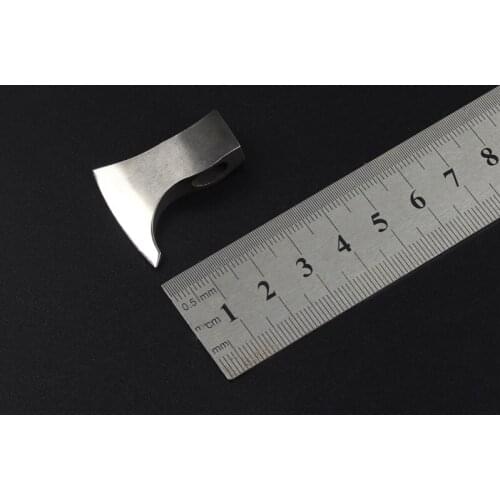 11CM miniature axe 1/6 scale ancient weapon battle axe toy model 440C steel belt holster 12-inch movable doll scene equipment