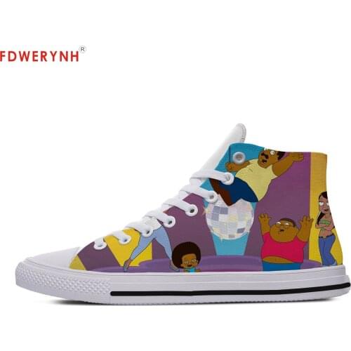 Man Casual Shoes The Cleveland Show Mens Classic Canvas Top Breathable Zapatillas Couple Footwear Unisex Zapatos Hombre