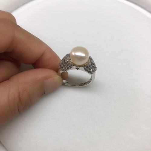 New Hot Ring Mountings Base Findings Settings Adjustable Ring Jewelry Parts Fittings Party Accessories for Pearl Beads Stones