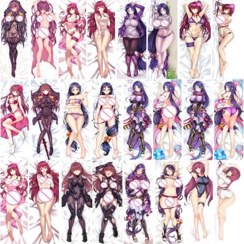 November update Japanese Anime Fate/Grand Order FGO Scathach Hugging Body Pillow Cover Case Dakimakura Decorative Pillow Case