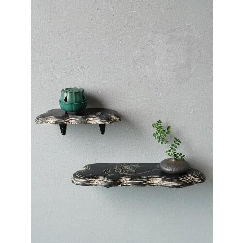 Chinese Shower Room Tray Partition Shelf Living Room Bedroom Bathroom Bathroom Table Wall Shelf Decoration