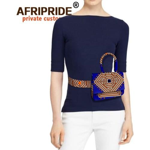 Waist Pack Women African Ankara Print Fashion Pack Casual Bags Unisex Hip Bum Bag Travel Belt Bag Sport Purse Pocket A21B002