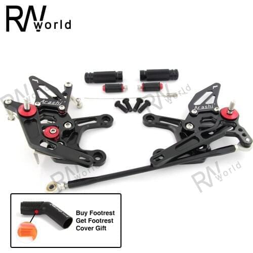 2016-2021 ZX-10R ZX1000 Motorcycle CNC Adjustable Footrest Rearsets Foot Pegs For KAWASAKI Ninja ZX10R ZX 1000 ABS 2017 2018 19