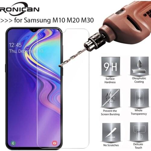 Tempered Glass For Samsung Galaxy M10 M20 M30 Glass Screen Protector 2.5D 9H Premium Tempered Glass For Samsung M10 M20 M30 Film