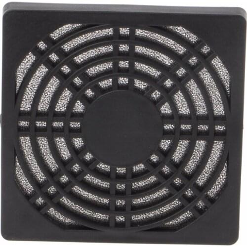1Pc 80mm Plastic Computer Case Dustproof Case Cover Fan Dust-Proof Filter Guard For Computer PC Cleaning Black New C26