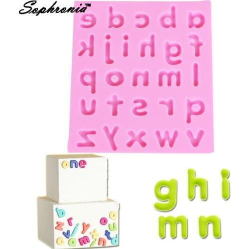 10PCS/SET English Letters Alphabet Letter Cake Silicone Mold Fondant Decoration Sugar Craft Tools Baking Tools Cake Tools M169
