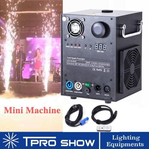 650W DJ Dmx Sparklers Professional Fireworks Machine Stage Sparkular Remote Cold Pyro Fountain For Wedding Show Flight Case OPT