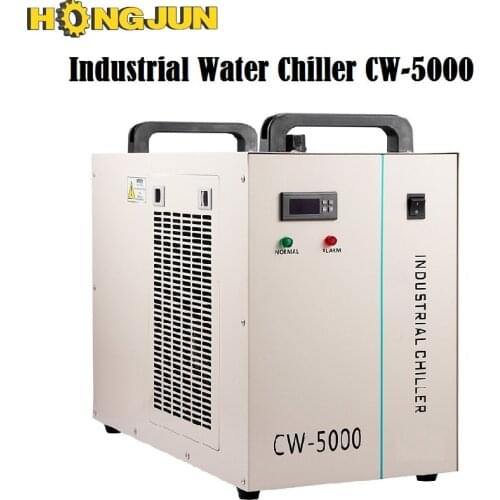 HONGJUN Industrial Water Chiller for CNC Laser Cutting Engraving Machines Rabbit CW-5000