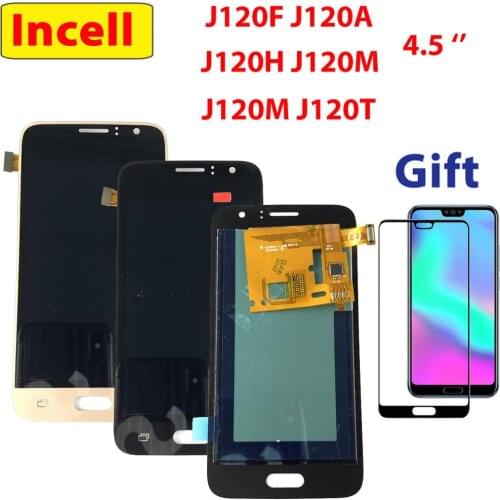 Incell For Samsung Galaxy J1 2016 LCD Touch Digitizer Sensor Glass J120F LCD Display J120H J120A J120M J120T