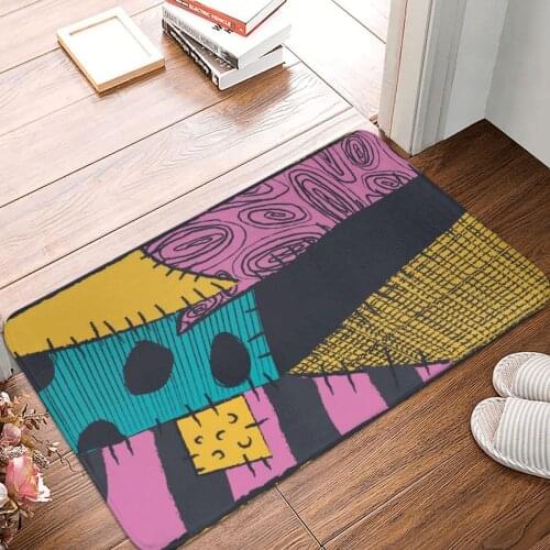 Nightmare Sewn Pattern Doormat Carpet Mat Rug Polyester Anti-slip Floor Decor Bath Bathroom Kitchen Balcony 40*60
