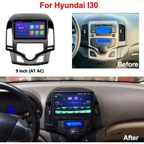 9" Full Touch Screen Car Android 10.0 Radio For Hyundai I30 Gps Multimedia Navigation Tape Recorder bluetooth Wifi Head Unit