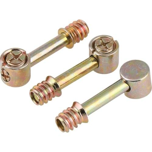 Furniture screws furniture four-in-one connector eccentric wheel accessories assembled hammer screws M6 5Pcs