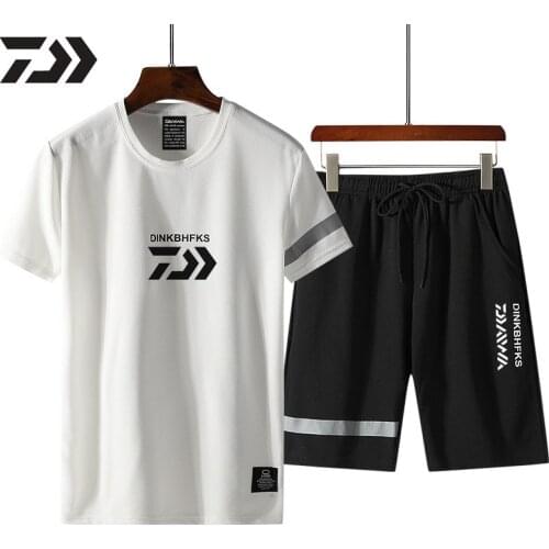 2021 Daiwa Fishing Suit Men Breathable Fishing Clothing Uv Protection Pants Fishing t Shirt Quick Drying Fishing Clothes Summer