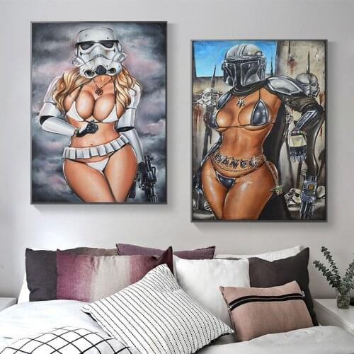 Disney 5D Diamond Painting Sexy Lady Jedi Knight Star Wars Cross Stitch Kit Diamond Embroidery Mosaic Home Decoration