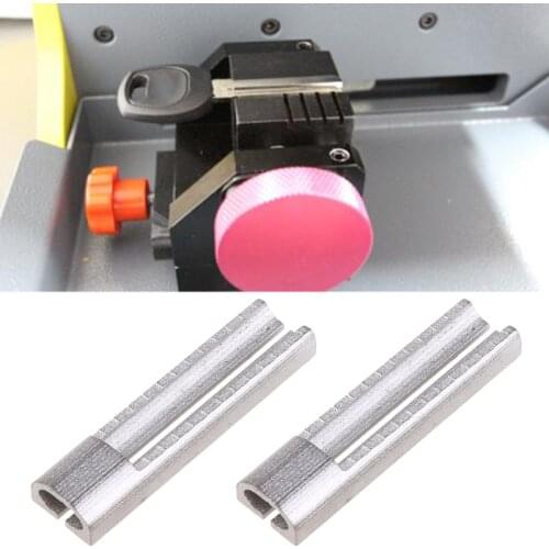 OOTDTY 2PCS Key Clamping Fixture Duplicating Cutting Machine For Fox Car Key Copy Tool Set
