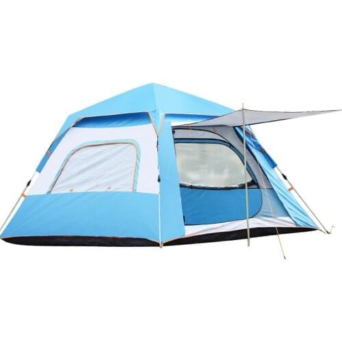 Tent outdoor camping for 2 people, home camping for 1 person, rainstorm prevention for 3 -4 people, fully automatic