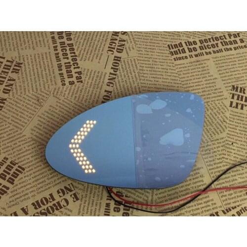 Osmrk blue rear view mirror for Chevrolet Aveo sonic with electric heating, led dynamic side turn signal, anti-glaring