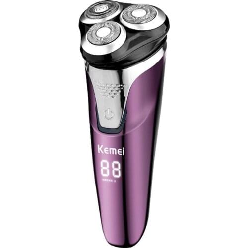 Wet dry electric shaver rotary shaving machine for men beard electric razor facial rechargeable male waterproof