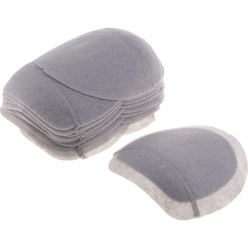 10 Pair Soft Cotton Suits Sponge Shoulder Pads Sew-In Padding Sponge Shoulder Pad for Suit T-Shirt Coat Clothes Sewing Accessory