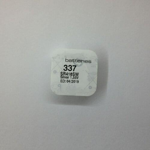 2pcs/ lot 1.55V Watch Battery 337 SR416SW Silver Oxide good quality